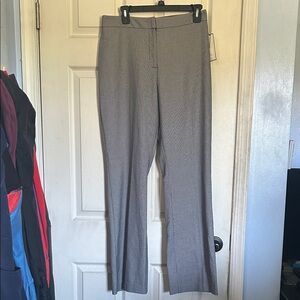 NWT Dana Buchman mid rise bootcut checkered pants size 8